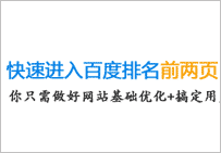 如何讓一個新網站的關鍵詞進入百度前兩頁